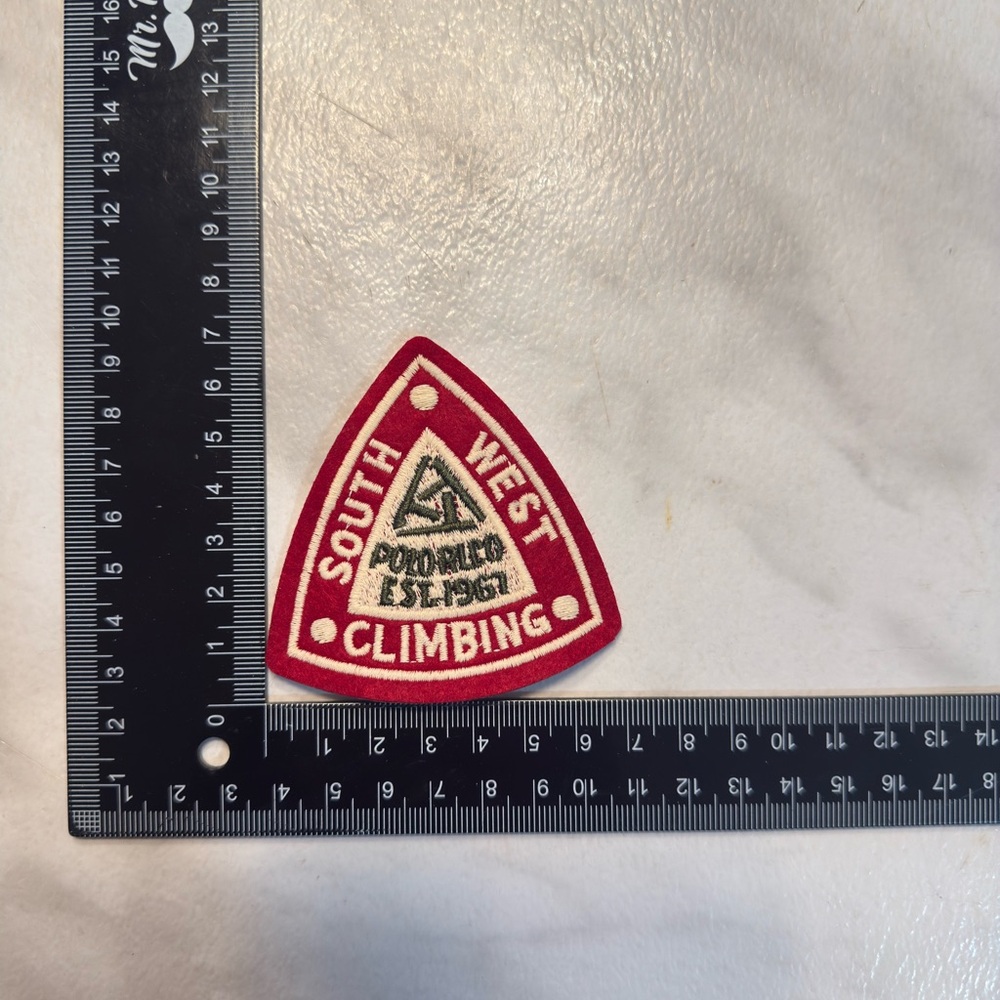 Polo by Ralph Lauren Red and Cream South West Climbing Patch